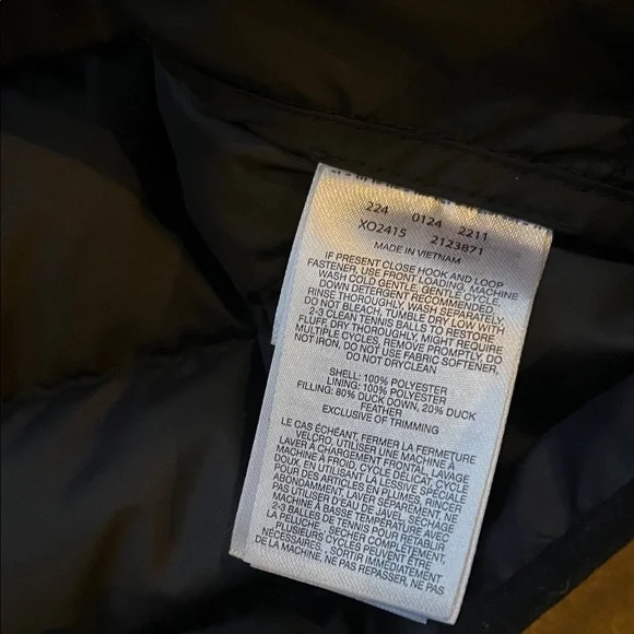 Men’s Columbia Midnight Black Down Puffer Jacket - Picture 4 of 5